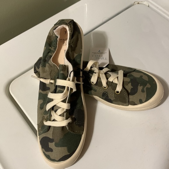 Shoes - NWT Time and Tru Camouflage sneakers women’s